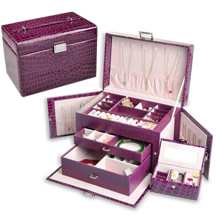 Шкатулка для укаршений "Lavie" 25*17*17 см (фиолет) 270-251 фото 1 — Egidius.ru