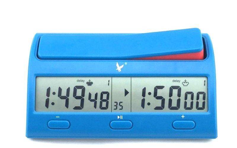 Часы шахматные электронные Leap Lake Blue 4-1-226 фото 1 &mdash; Egidius.ru