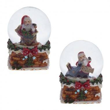 Шар с дедом морозом внутри, фигурка &quot;Дед Мороз&quot;, L6,5 W7 H8,8 D6,5 см, 2в. 81-1288 — Egidius.ru