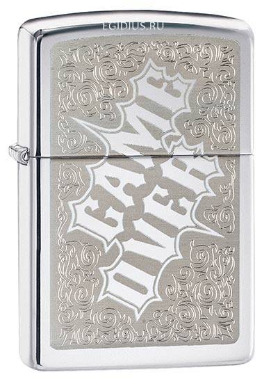 Over Зажигалка Zippo 4*6см  100-432 фото 1 — Egidius.ru