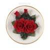 Тарелка декоративная настенная "розы" диаметр=25 см. 319-851 фото 1 — Egidius.ru