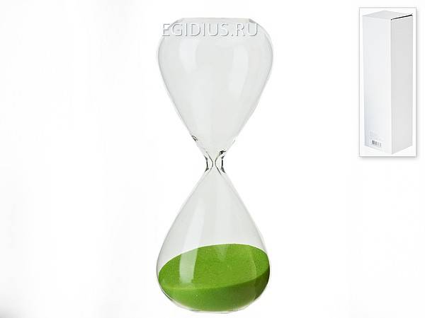Часы песочные d=6см. h=16,5см. (на 15минут) 80-0409 фото 1 — Egidius.ru