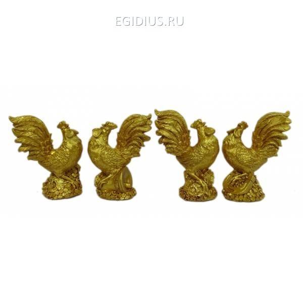 Декоративная фигурка "Петушок", L6,3W3,8H8,8см, 4 в 81-3421 фото 1 — Egidius.ru