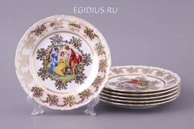 Набор тарелок из 6 шт.&quot;мадонна&quot; диаметр=19 см. 300-531 — Egidius.ru