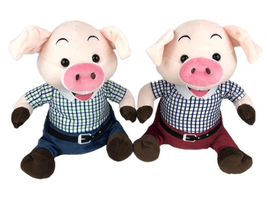 Упаковка для подарков Свинка (в ассортименте) S22 28см, 800 гр  281-175 фото 1 — Egidius.ru