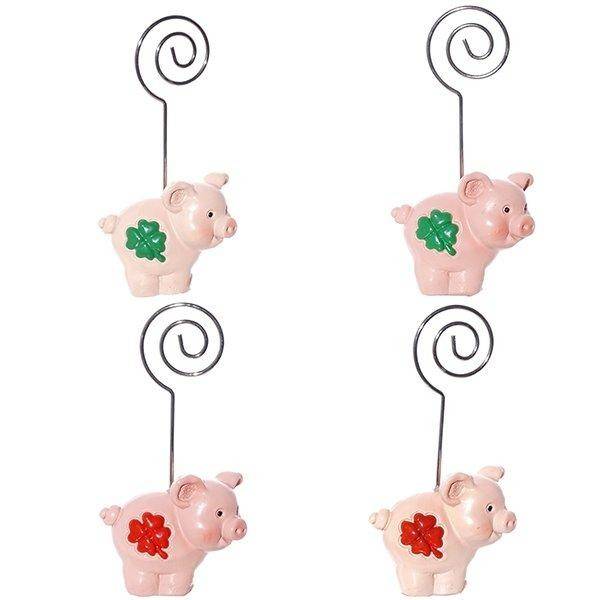 Держатель для визиток "Свинка", L4,6 W2,7 H7,8см, 4в 82-0358 фото 1 &mdash; Egidius.ru