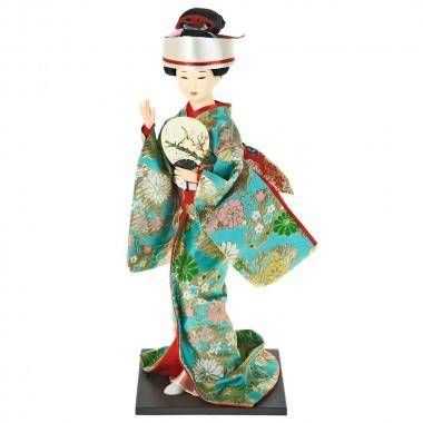 Фигурка декоративная &quot;Японка с веером&quot; 15*15*39,5см. (2вида) 409-011 — Egidius.ru
