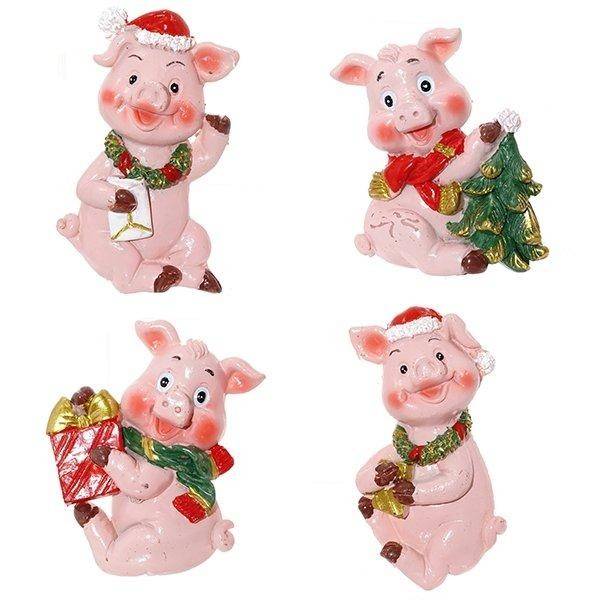 Магнит "Свинка", L6,5 W2 H5см, 4в 82-0361 фото 1 &mdash; Egidius.ru