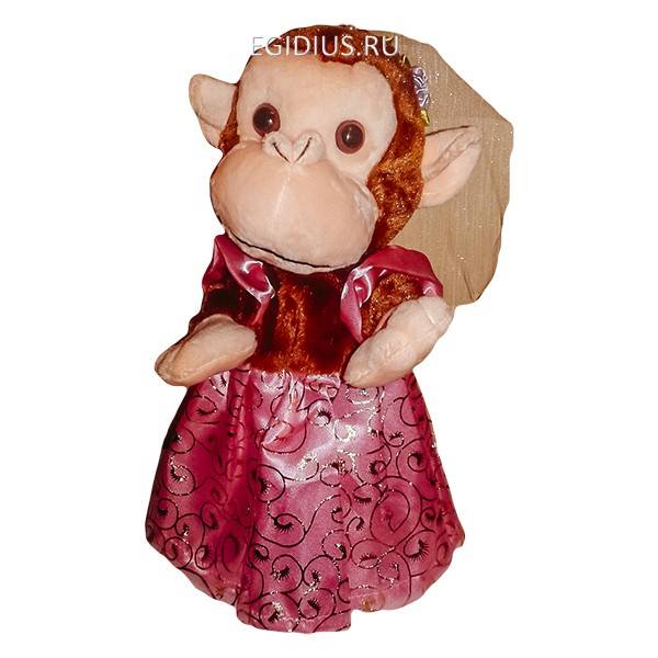 Поющая игрушка: Обезьянка с фатой 280-725 фото 1 — Egidius.ru