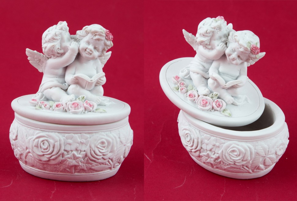 Шкатулка Ангел 7*6*8см  109-113 фото 1 &mdash; Egidius.ru