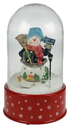 Новогодняя музык. композиция со снегом Снеговик 18*30см  150-516 фото 1 &mdash; Egidius.ru