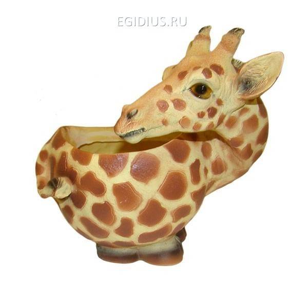 Декоративное кашпо "Жираф", L20,5W16H20 см 81-6124 фото 1 &mdash; Egidius.ru