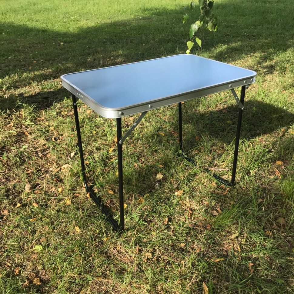 Стол складной влагозащищенный 60х80 см ЭКОНОМ сталь 41-0311 фото 1 — Egidius.ru