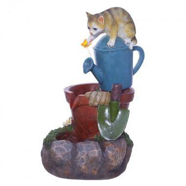 Фонтан декоративный &quot;Кошка&quot;, L36,5 W30,5 H55 см 81-2413 — Egidius.ru
