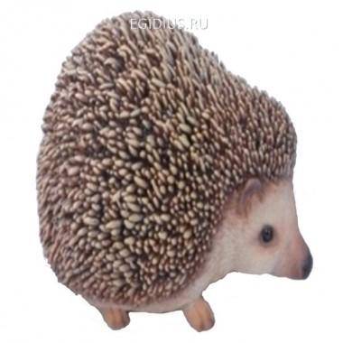 Садовая фигура из полистоуна&quot;Ежик-домашний&quot;, L14,2W10,2H8,7см. 81-6583 — Egidius.ru