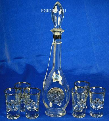 Подарочный набор для ликёра и водки Дракон 35*24*7см  105-735 фото 1 &mdash; Egidius.ru