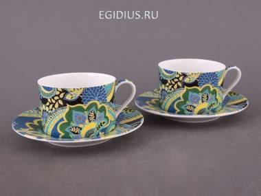 Чайный набор на 2 персоны 4 пр. 220 мл 310-048 — Egidius.ru