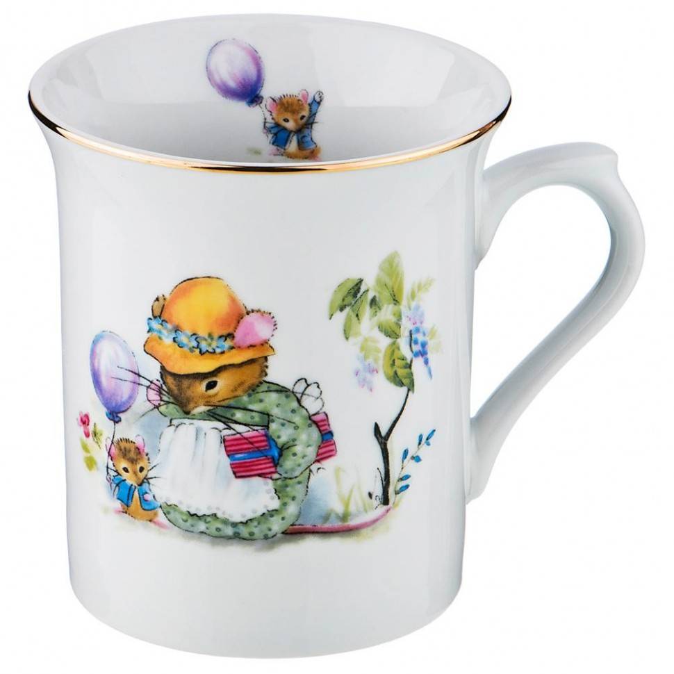 Кружка "мышки" объем=280 мл. высота=10 см. 332-950 фото 1 — Egidius.ru