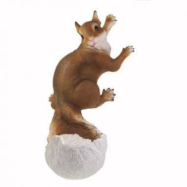 Фигура садовая навесная кормушка &quot;Белочка&quot; L35W23H16 см 81-6690 — Egidius.ru