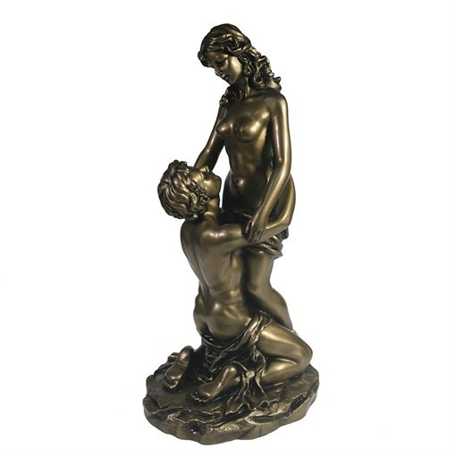 Фигурка декоративная интерьерная "Влюбленные" 13*15*32см 103-021 фото 1 — Egidius.ru