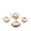 Чайный сервиз 15пр. "Рубиновые розы" v=250/400/1000мл.  408-121 фото 1 — Egidius.ru