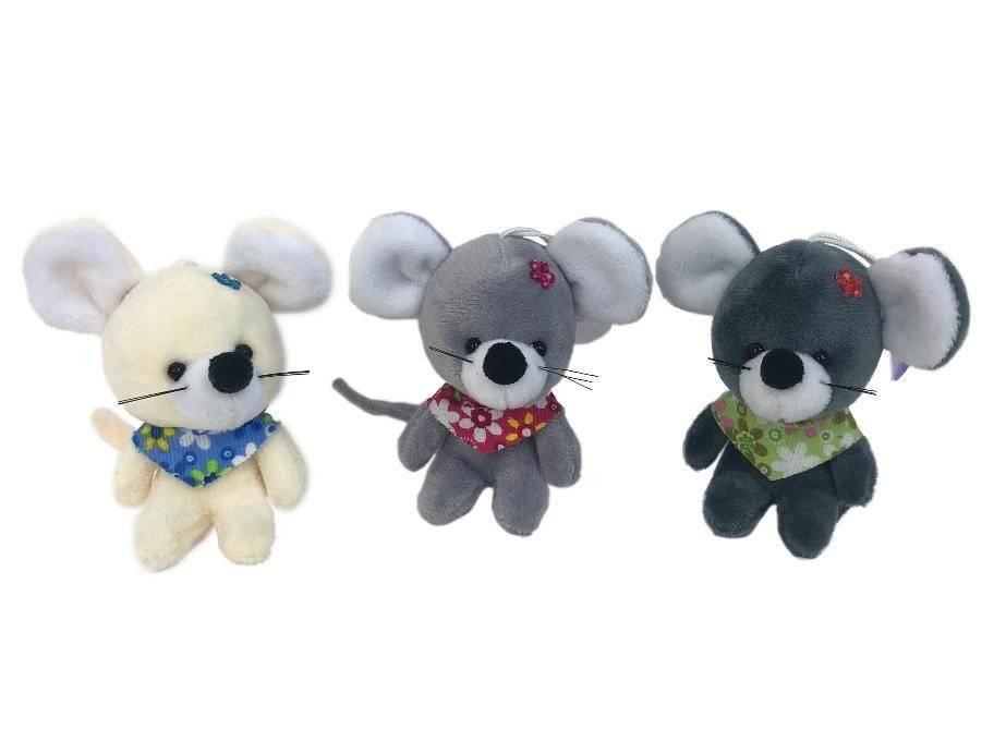 Брелок Мышка 8 см символ года 2020 2-1-106 фото 1 — Egidius.ru