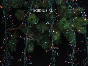 Светов. украшение гирлянда   Люкс, 4,5м х 768 лампочек, режим,   цвет (красный) 10-4042 — Egidius.ru