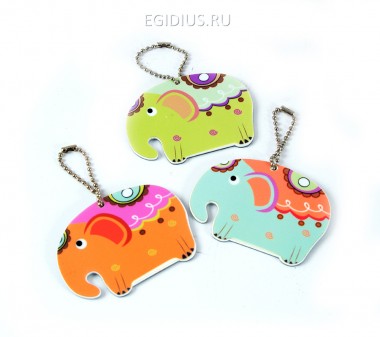 Зеркало карманное Слоник 7*5см в дисплее МИКС 3цв. 105-225 — Egidius.ru