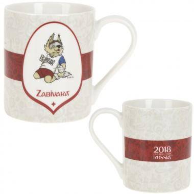 Кружка фарфоровая &quot;Чемпионат Мира FIFA 2018&quot; v=480мл.  406-207 — Egidius.ru