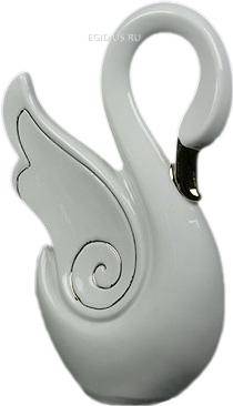 Статуэтка "Лебедь", фарфор 15*7*23см 113-061 фото 1 — Egidius.ru