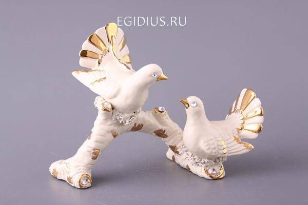 Статуэтка "голуби" высота=18 см.длина=24 см. 320-737 фото 1 &mdash; Egidius.ru