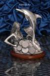 Статуэтка "Богиня удачи с дельфином" 400-052 фото 2 &mdash; Egidius.ru