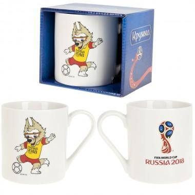 Кружка фарфоровая &quot;ЧМ 2018/Испания&quot; v=480мл.  406-229 — Egidius.ru