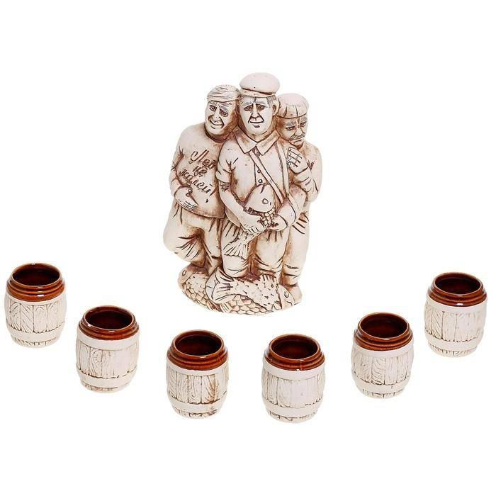 Набор водочно-коньячный "За дружбу" 7 предметов, 0,7 л 806-083 фото 1 &mdash; Egidius.ru