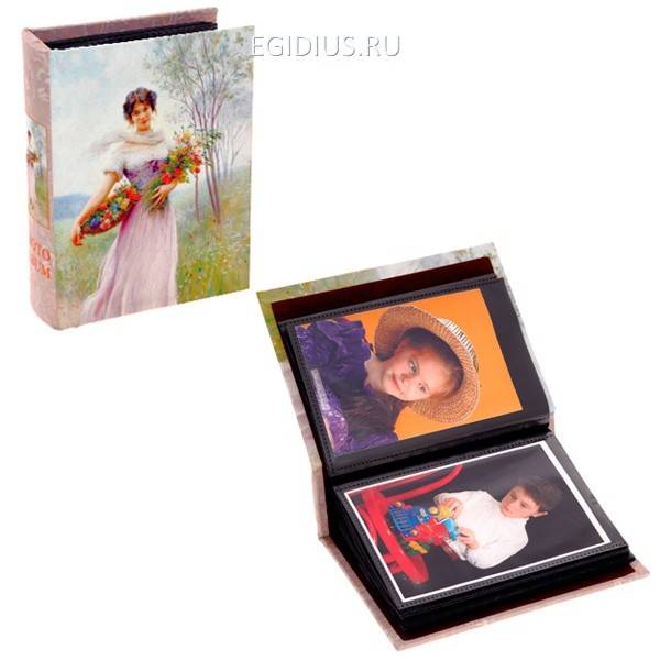 Фотоальбом на 80 фотографий (10х15 см) (шелк), L18 W14 H5 см 81-0162 фото 1 — Egidius.ru