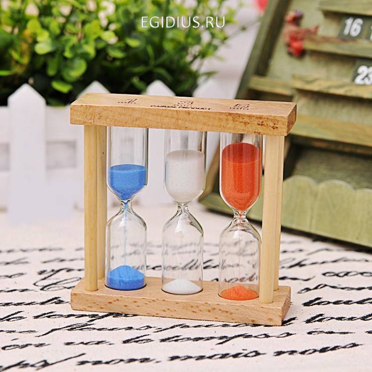 Песочные часы 1,3,5 минут 270-052 фото 1 &mdash; Egidius.ru
