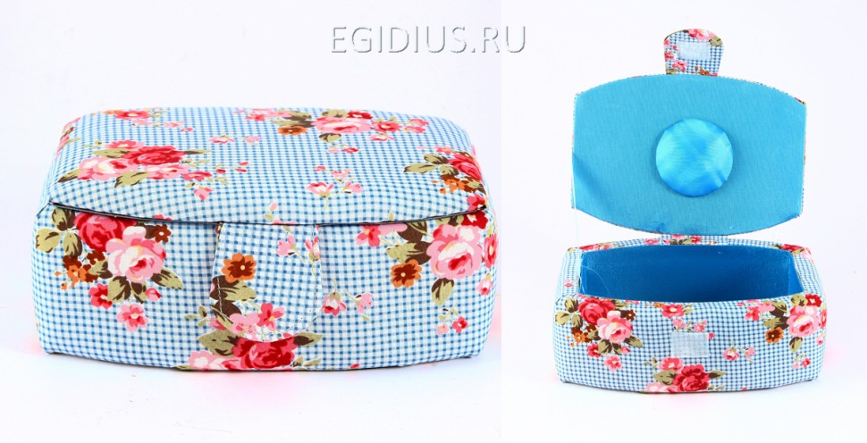 Шкатулка для рукоделия  Сундучок  18*13*8см  115-034 фото 1 &mdash; Egidius.ru