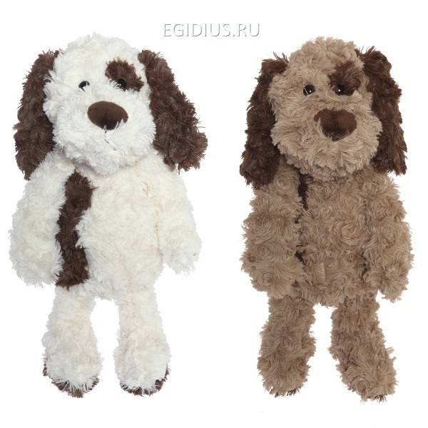 Игрушка мягконабивная Собака, H35см, 2в Символ года 2018 81-3669 фото 1 — Egidius.ru