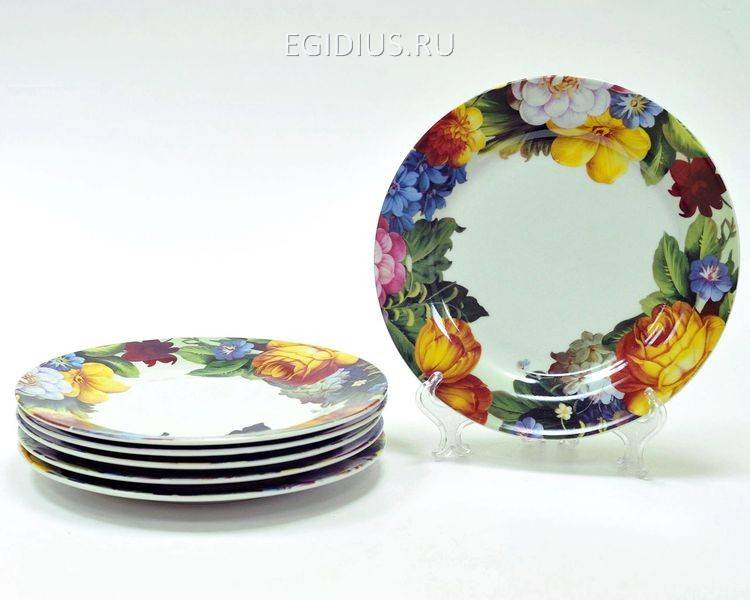 6пр. Набор тарелок 600-419 фото 1 — Egidius.ru