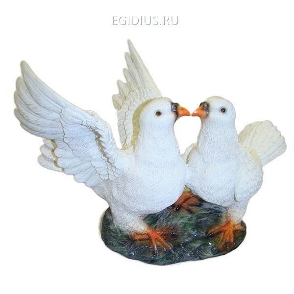Фигура декоративная садовая "Два голубя" L30W19H21 81-6126 фото 1 — Egidius.ru