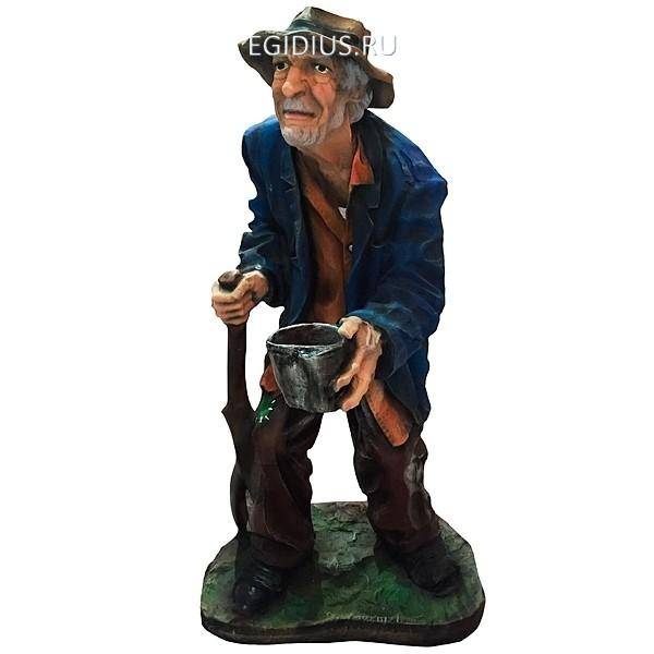 Фигура для сада и дачи Нищий 81-6286 фото 1 — Egidius.ru