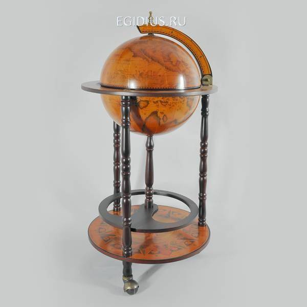 Глобус-бар напольный d 33 31-0008 фото 1 — Egidius.ru