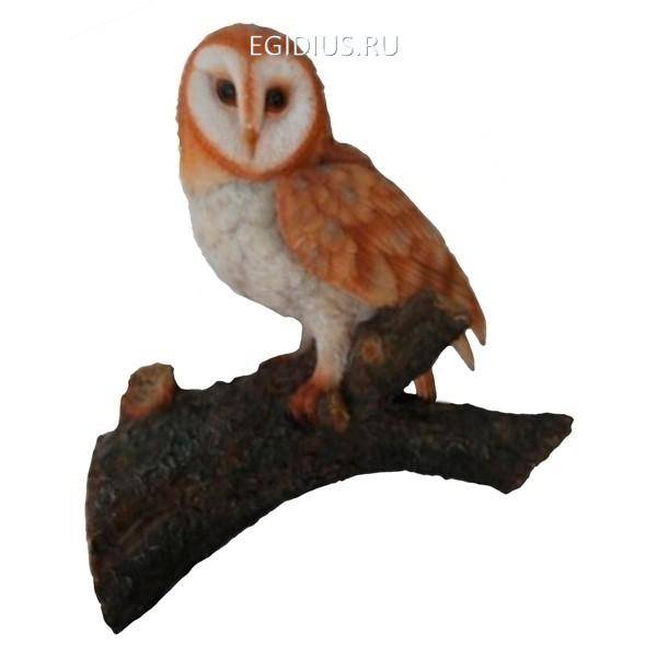 Фигура для сада и дачи навесная"Совенок на ветке"L19W9H17,2см 81-6585 фото 1 — Egidius.ru
