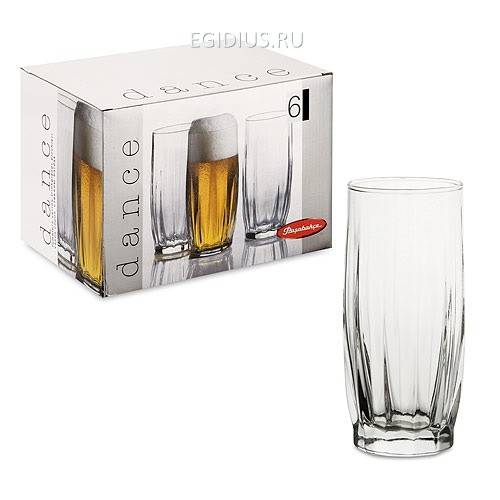 Набор пивных стаканов Dance 6 шт. 420мл 280-006 фото 1 &mdash; Egidius.ru