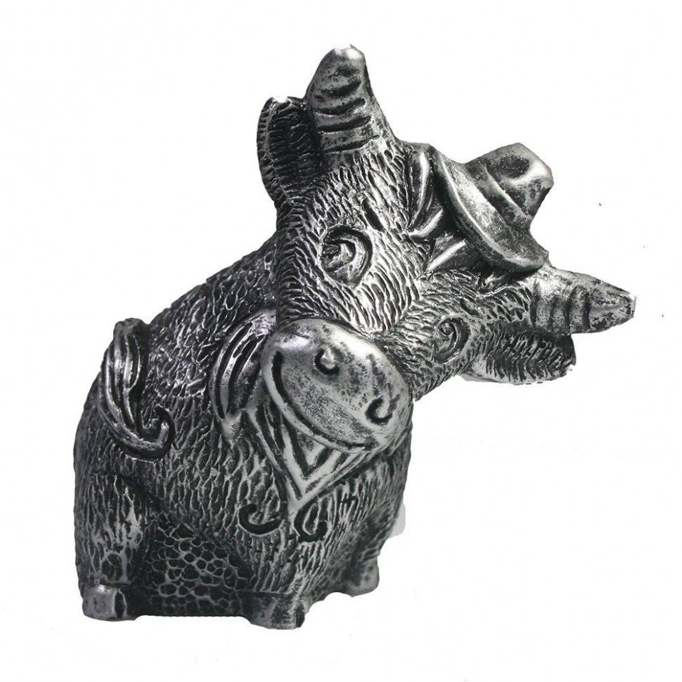 Фигура декоративная Бу Ян (серебро) L10W6H9 82-1923 фото 1 — Egidius.ru