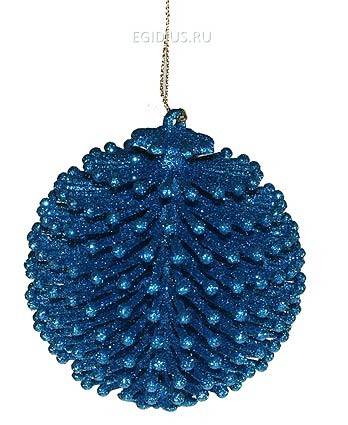 Игрушка ёлочная Голубой луч 9см 151-144 фото 1 &mdash; Egidius.ru