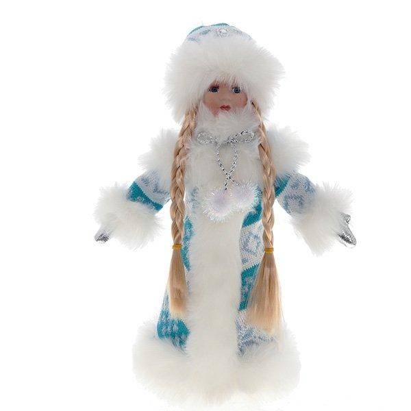 Снегурочка с ёмкостью для конфет, H38 см 84-0167 фото 1 — Egidius.ru