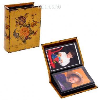 Фотоальбом на 80 фотографий (10х15 см) (искусственная кожа), L18 W14 H5 см 81-0163 — Egidius.ru