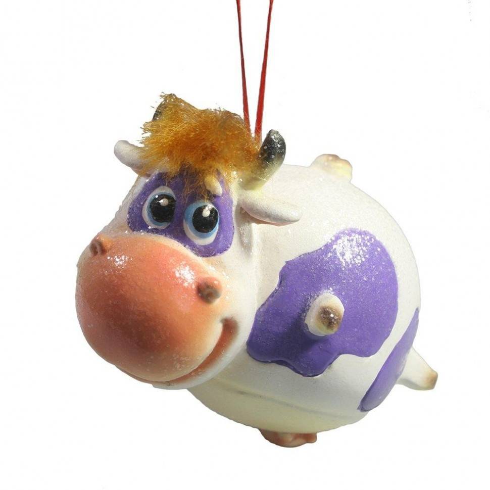 Подвеска Летящая коровка (сиреневый))7*5,5*7см 82-1896 фото 1 &mdash; Egidius.ru