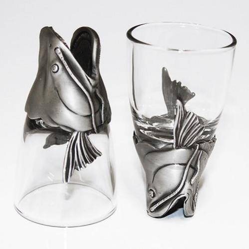 Набор из 2-х стопок "Щука" 3-1-321 фото 1 &mdash; Egidius.ru